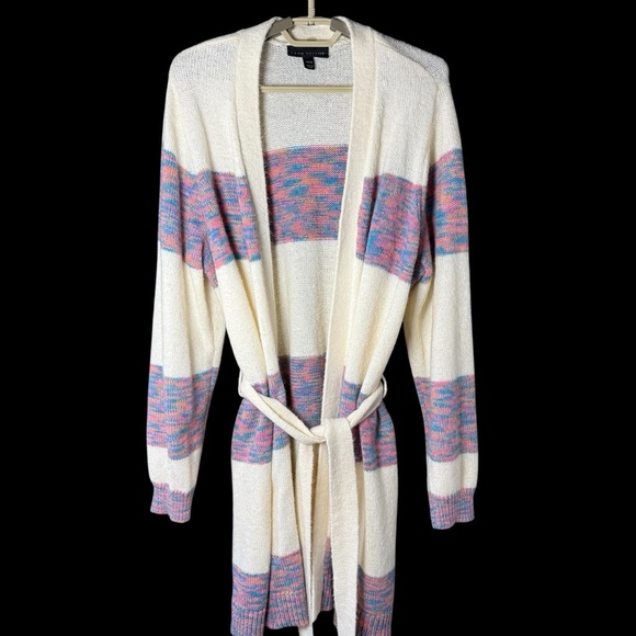 Lane Bryant 14/16 Belted Cardigan Space Dyed Knit Cottagecore Cabincore Cozy - Picture 1 of 8